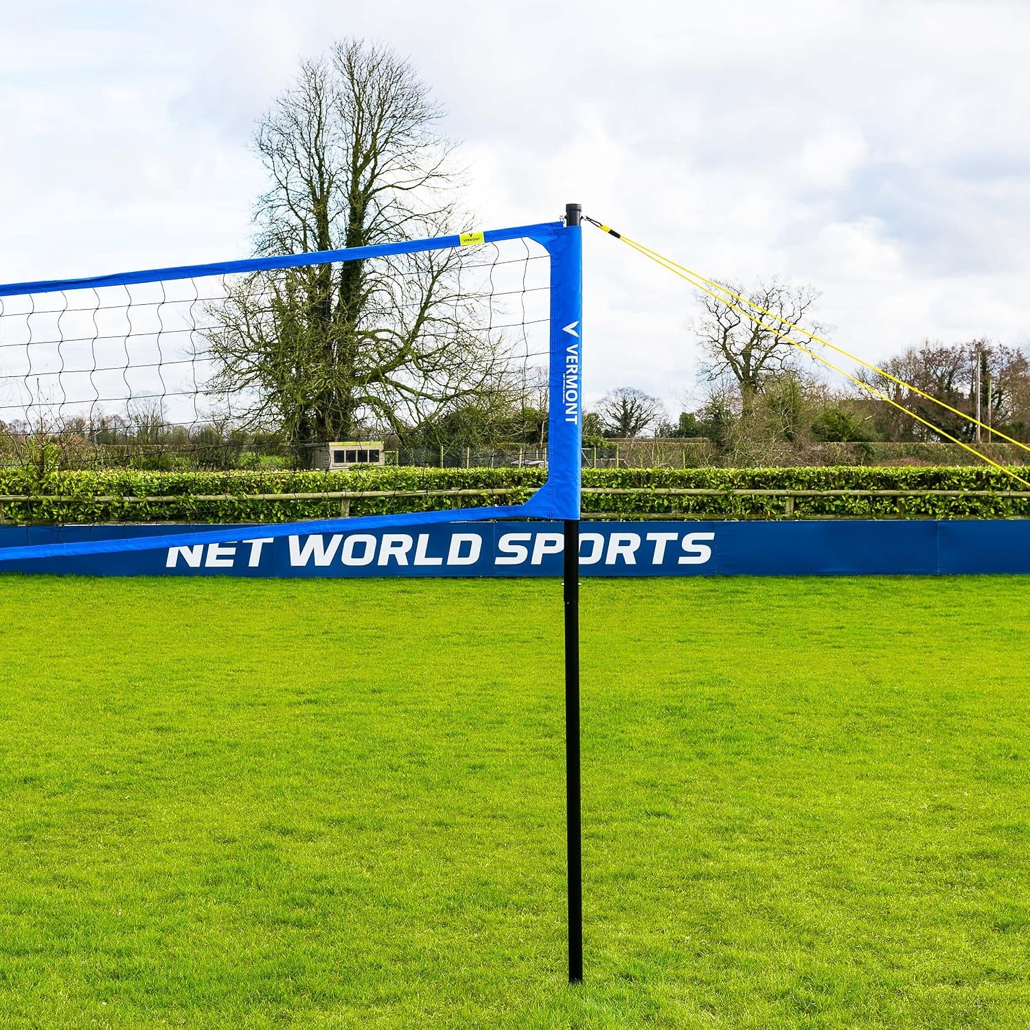 Portable Volleyball Sets [Beach or Standard] | Volleyball Training Equipment - Volleyball Posts, FIVB Nets, Guy Ropes & Carry Bag | Volleyball Net Outdoor