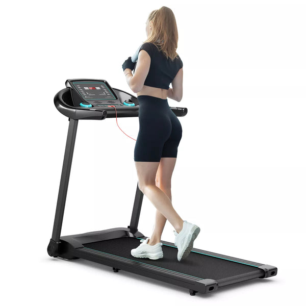 Costway 2.25HP Electric Running Machine Treadmill Bluetooth Speaker APP Control