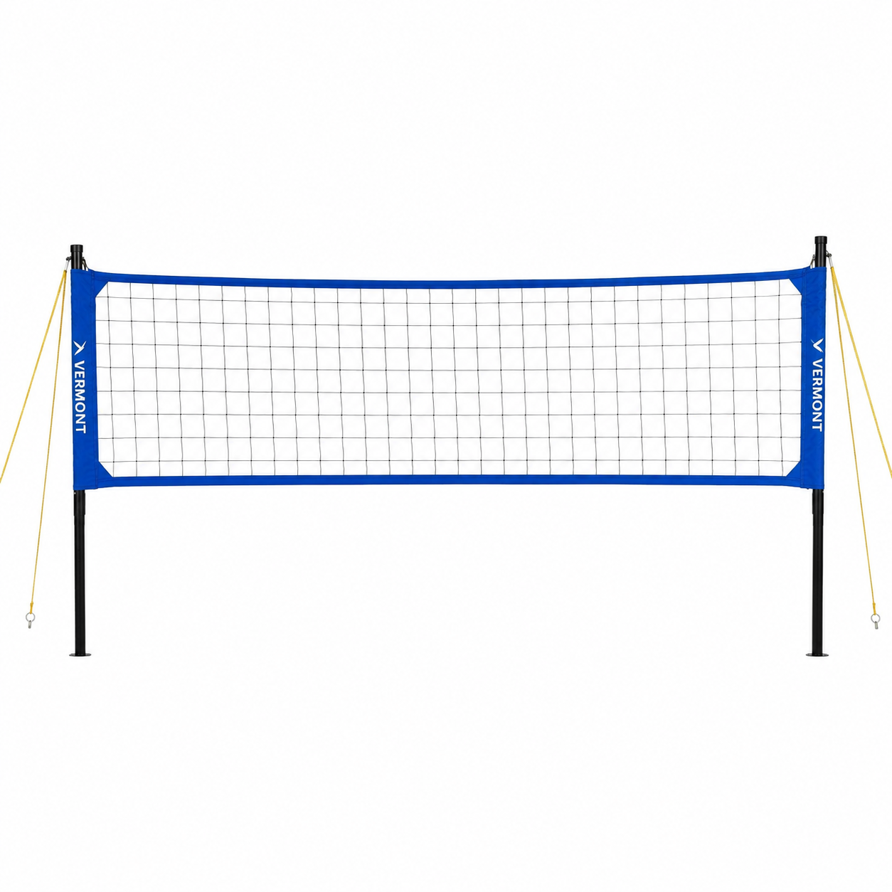 Portable Volleyball Set with Adjustable Telescopic Posts and Carry Bag