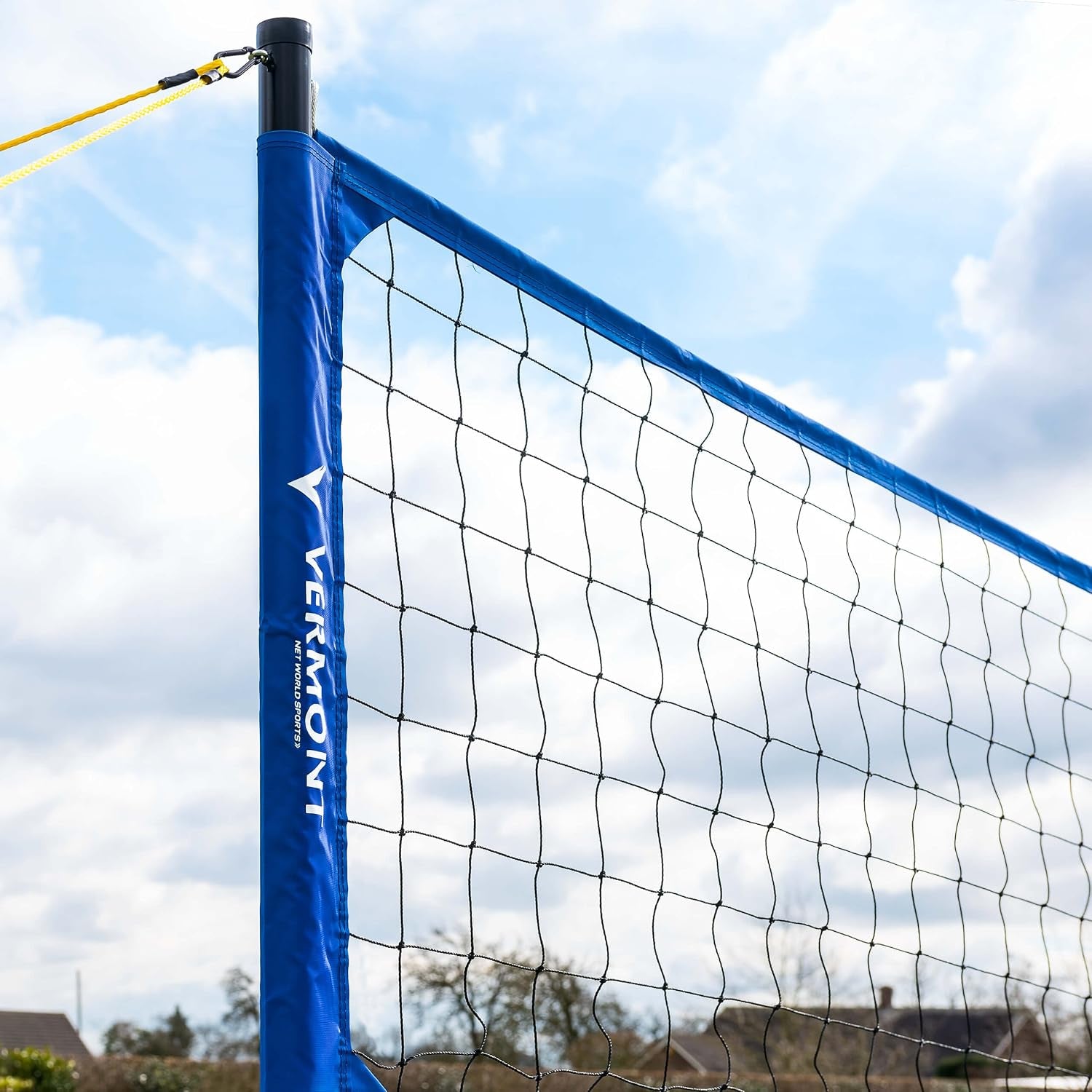 Portable Volleyball Sets [Beach or Standard] | Volleyball Training Equipment - Volleyball Posts, FIVB Nets, Guy Ropes & Carry Bag | Volleyball Net Outdoor